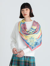 <シルクスカーフ88>レリーフ