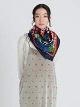 <シルクスカーフ88>ボタニックガーデン