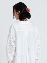 <ヘアゴム・ボールローズ>アンティークフラワー