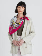 <シルクスカーフ88>ヴィンテージサイクル