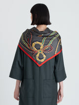 <シルクスカーフ88>オビドメ