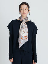 <シルクスカーフ88>ヴィンテージサイクル