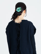 <ヘアゴム・ボールローズ>アンティークフラワー