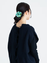 <ヘアゴム・ボールローズ>アンティークフラワー