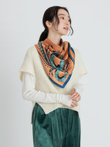 <シルクスカーフ88>オビドメ