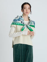 <シルクスカーフ88>ディッシュ