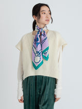 SILK SCARF 88 / MARINE