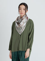 SILK SCARF 88 / TASSEL STIRRUP