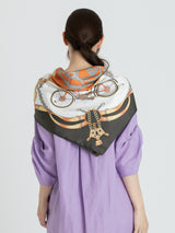 <シルクスカーフ88>ヴィンテージサイクル