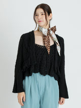 DIAMOND SCARF / LEOPARD ZEBRA