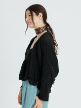 SILK SCARF 65 / LEOPARD ZEBRA