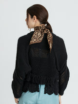 SILK SCARF 65 / LEOPARD ZEBRA