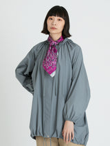 <シルクスカーフ65>コラージュカレイドバンダナ