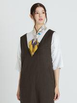 <シルクスカーフ65>ウィンタースワン