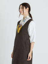 SILK SCARF 65 / WINTER SWAN