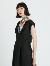 SILK SCARF 65 / AUTUMN GARDEN