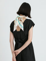 <シルクスカーフ65>キャットリボン