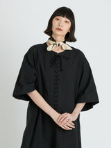 <シルクスカーフ65>コラージュフレームバンダナ