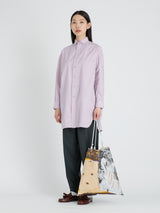 REVERSIBLE PRINT TOTE BAG L / PADDED BOTANIC GARDEN