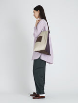 REVERSIBLE PRINT TOTE BAG L / PADDED BOTANIC GARDEN