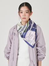 <シルクスカーフ88>ニュースペイパー