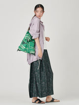 REVERSIBLE PRINT TOTE BAG L / FISH