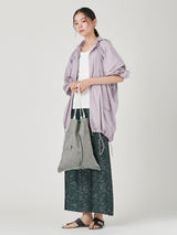 REVERSIBLE PRINT TOTE BAG L / FISH