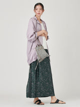 REVERSIBLE PRINT TOTE BAG S / DECORATIVE BANDANA