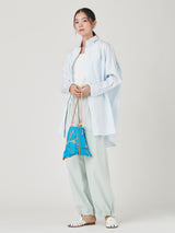 REVERSIBLE PRINT TOTE BAG S / FLORA