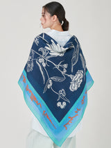 <コットンシルクストール120>フローラ