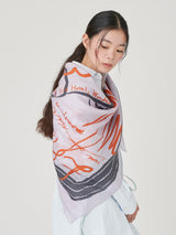 <コットンシルクストール120>フィッシュ