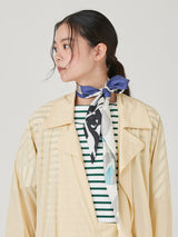 <ダイヤ型スカーフ>ペイントフラワー