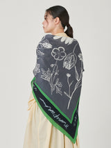 <コットンシルクストール120>フローラ