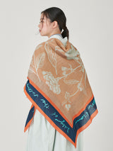 <コットンシルクストール120>フローラ