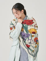 COTTON SILK STOLE 120 / BLOOM