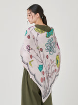 COTTON SILK STOLE 120 / BLOOM