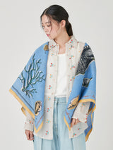 COTTON SILK STOLE 120 / SHELL