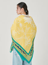 <コットンシルクストール120>フローラ