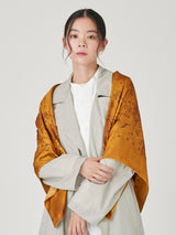 <シルクスカーフ108>ヴィンテージプリントA-2バンダナ