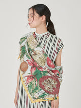 COTTON SILK STOLE 120 / JUNGLE FRUITS