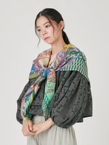 <コットンシルクストール120>フラミンゴ