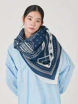 <コットンシルクストール120>バベルバンダナ