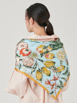 SILK SCARF 88 / JUNGLE FRUITS