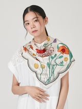 <シルクスカーフ88>ブルーム