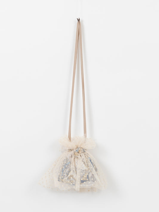 <チュール付巾着>モニュメントバルーン