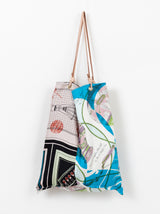 REVERSIBLE PRINT TOTE BAG L / COLLAGE BALLOON HISTORY