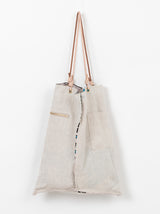 REVERSIBLE PRINT TOTE BAG L / COLLAGE BALLOON HISTORY