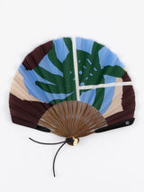 <扇子>ペイントフラワー