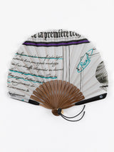 <扇子>ニュースペイパー