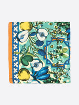 <シルクスカーフ40>コラージュハーベストフェスティバル